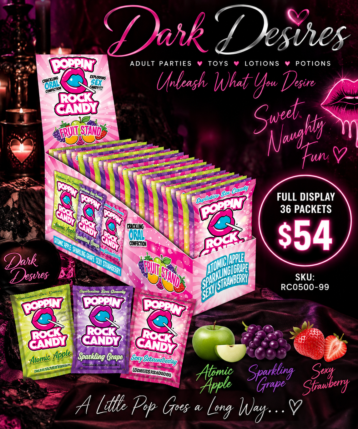 Poppin’ Rock Candy – Fruit Stand