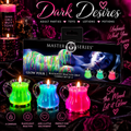 Master Series Glow Pour – Blacklight Reactive Drip Candles, Set of 3