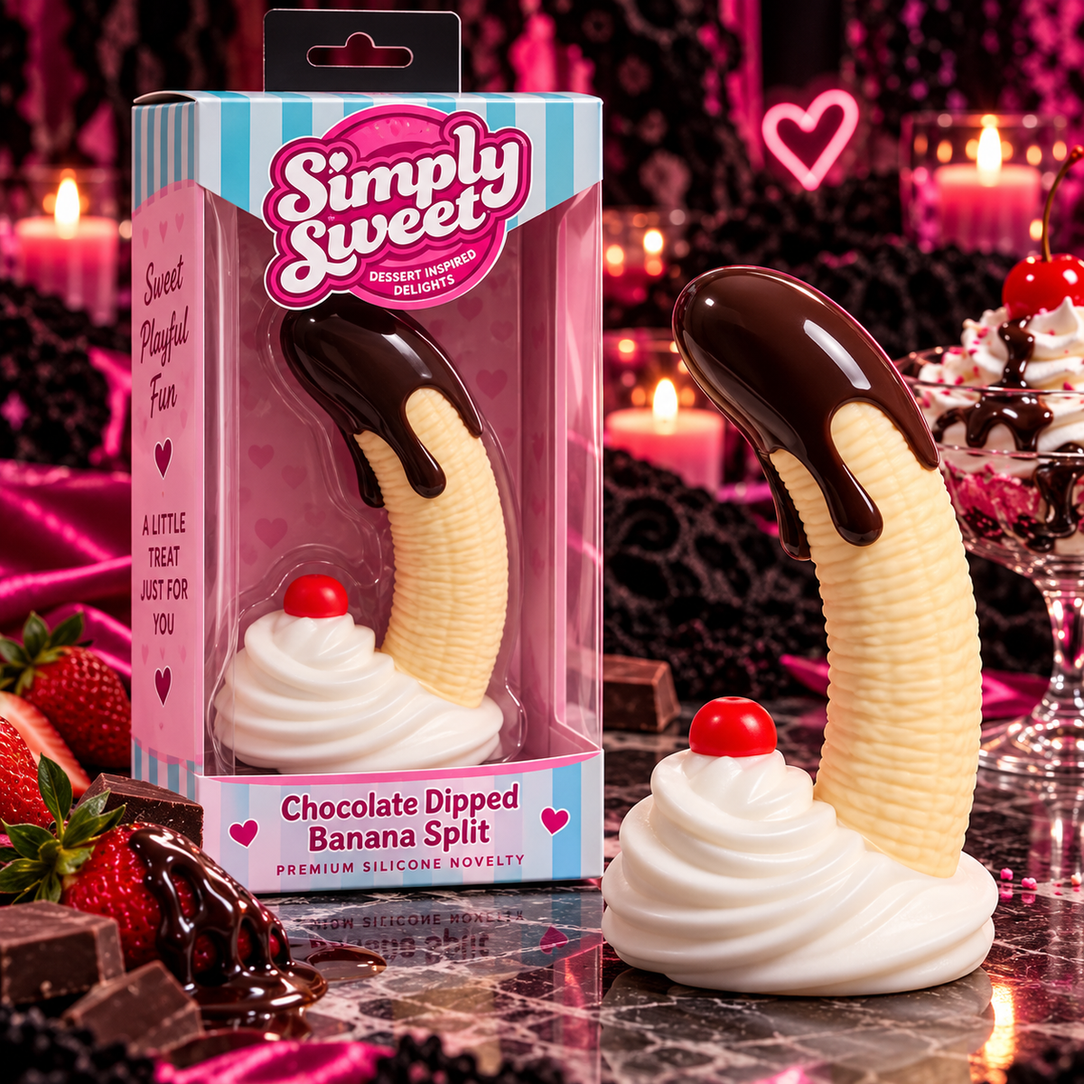 Simply Sweet Chocolate Dipped Banana Split
