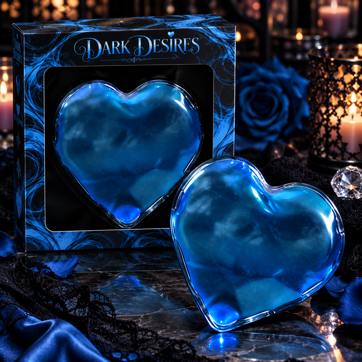 💙 Blue Heart-Shaped Warming Gel Pack